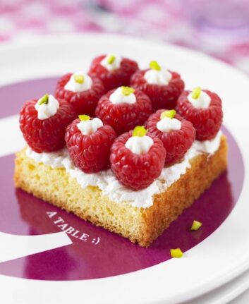 Tartelette express aux framboises