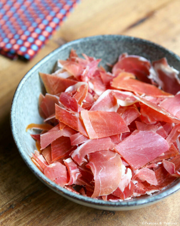 Lanières de jambon cru