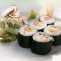 Makis de saumon à la mangue