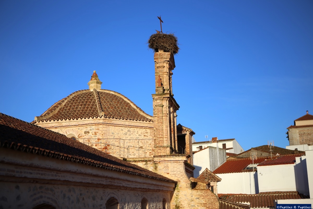 Aracena - Nid de cigogne