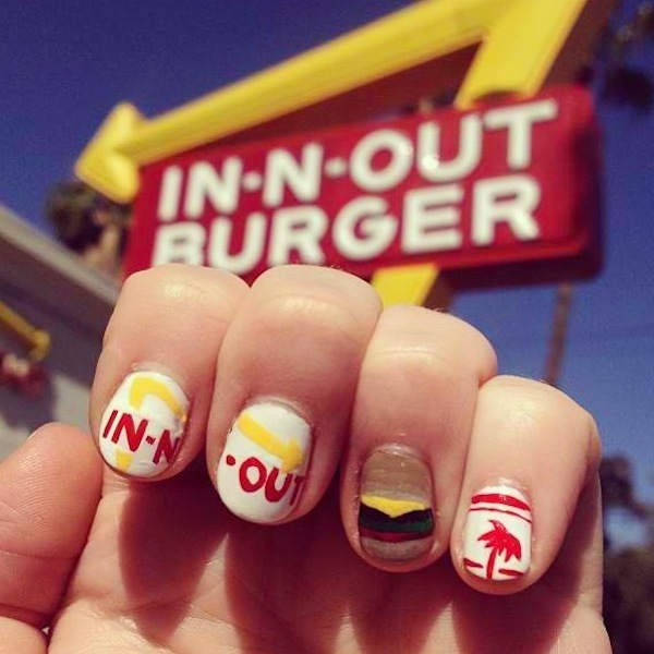 In-n-Out burger ©MissPop Nails