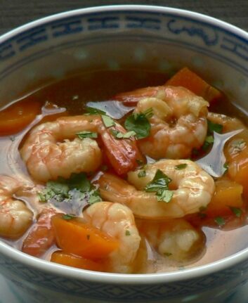 Soupe de crevettes thai