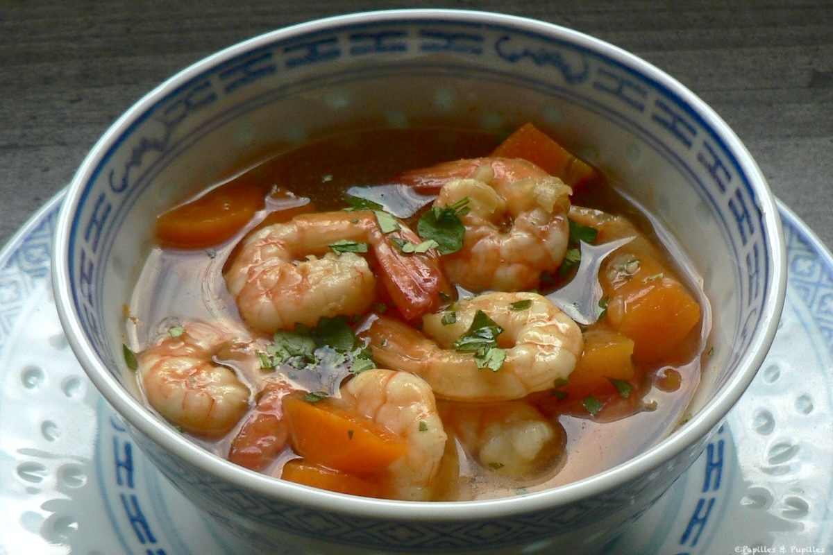 Soupe de crevettes thai