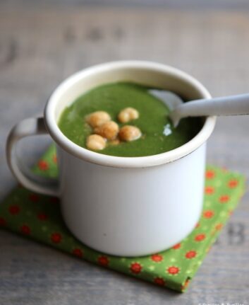 Velouté épinards pois chiche