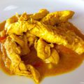 Curry de poulet aux crevettes