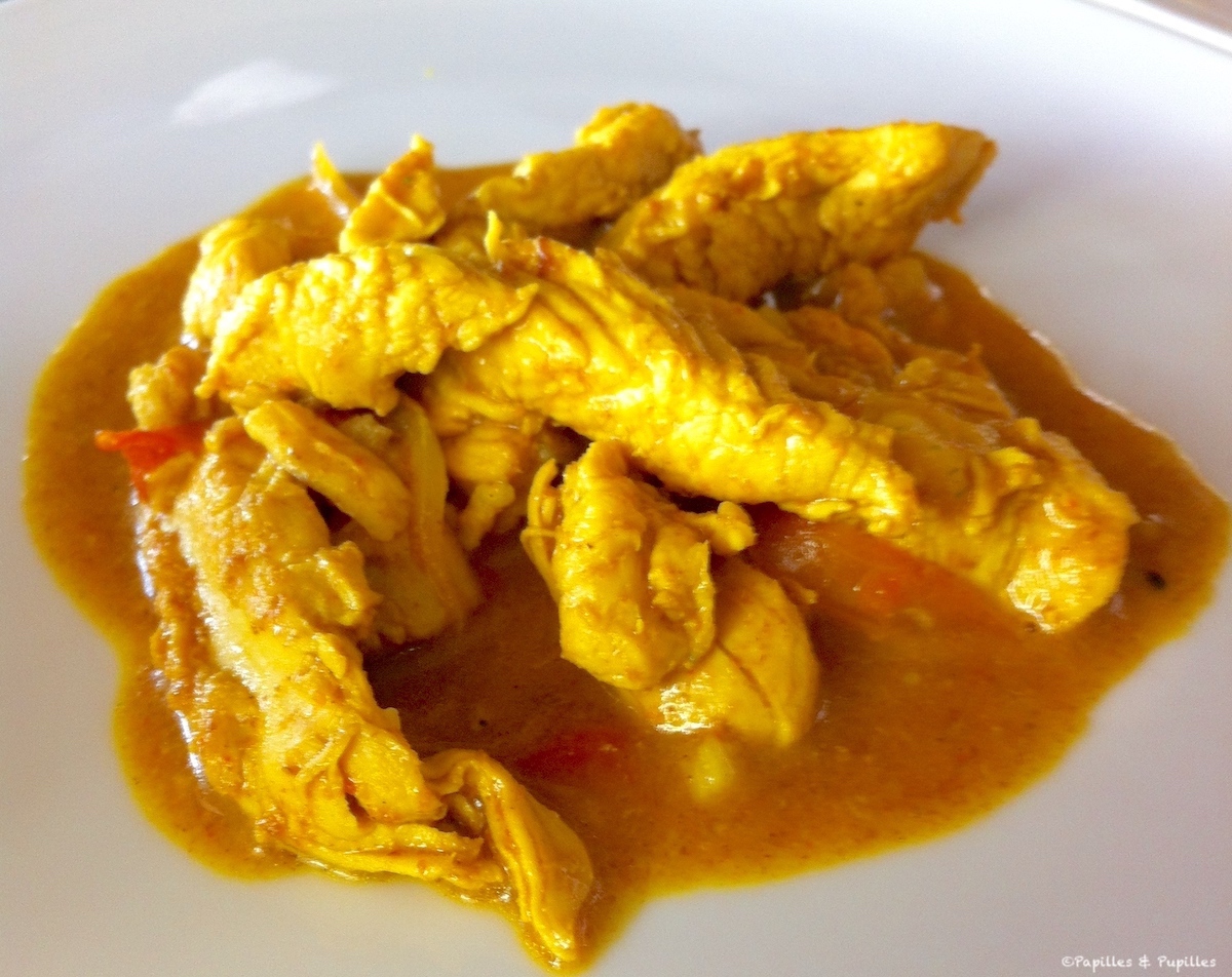 Curry de poulet aux crevettes