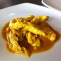 Curry de poulet aux crevettes