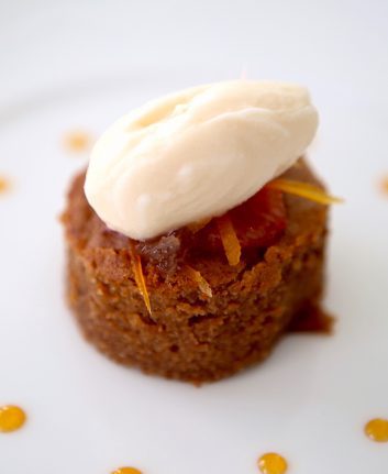 Fondant à la châtaigne et au chocolat de Cyril Lignac