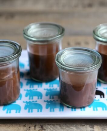 Petites crèmes chocolat café