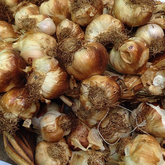 Ail fumé, Borough Market, Londres