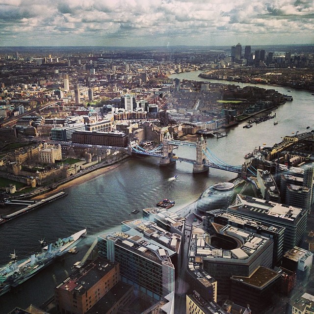 The view from the Shard - London