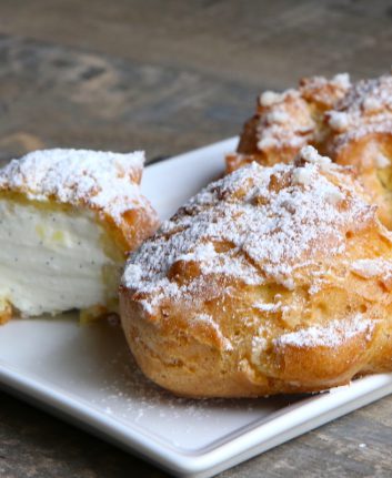 Chouquettes à la chantilly vanillée