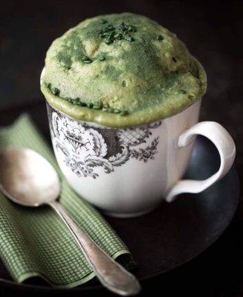 Mugcake au thé matcha