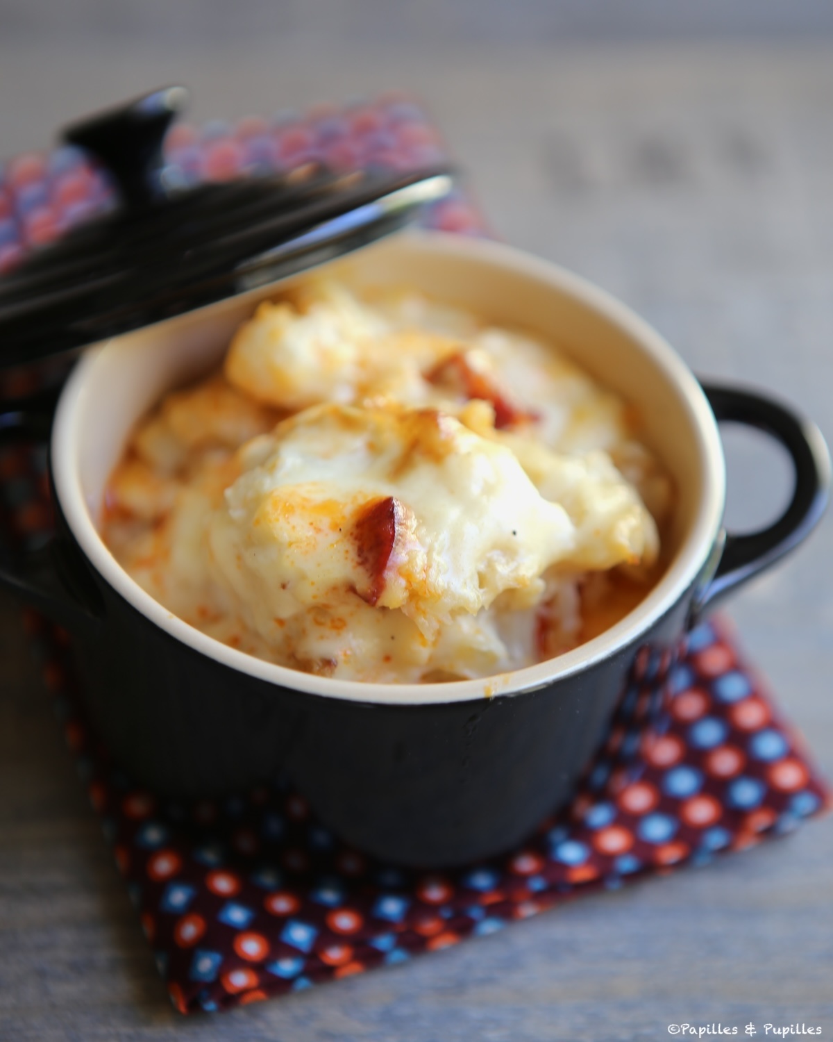 Gratin de chou fleur au chorizo