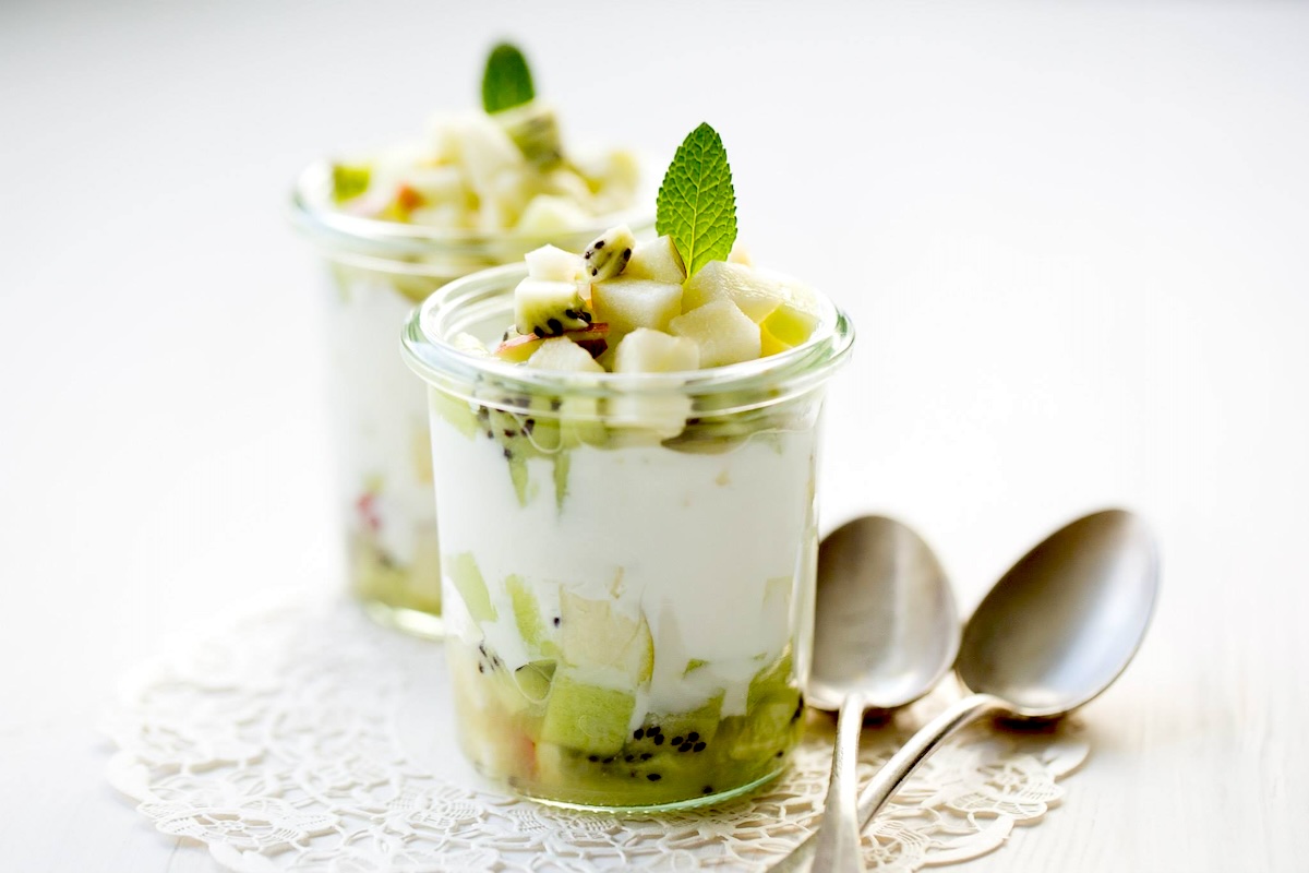 Tartare de fruits frais au yaourt