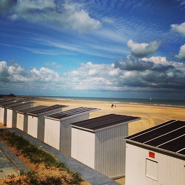 Beau temps sur la mer du Nord - Ostende - Belgique