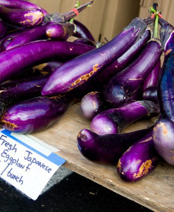 Aubergines japonaises ©Scruggelgreen shutterstock