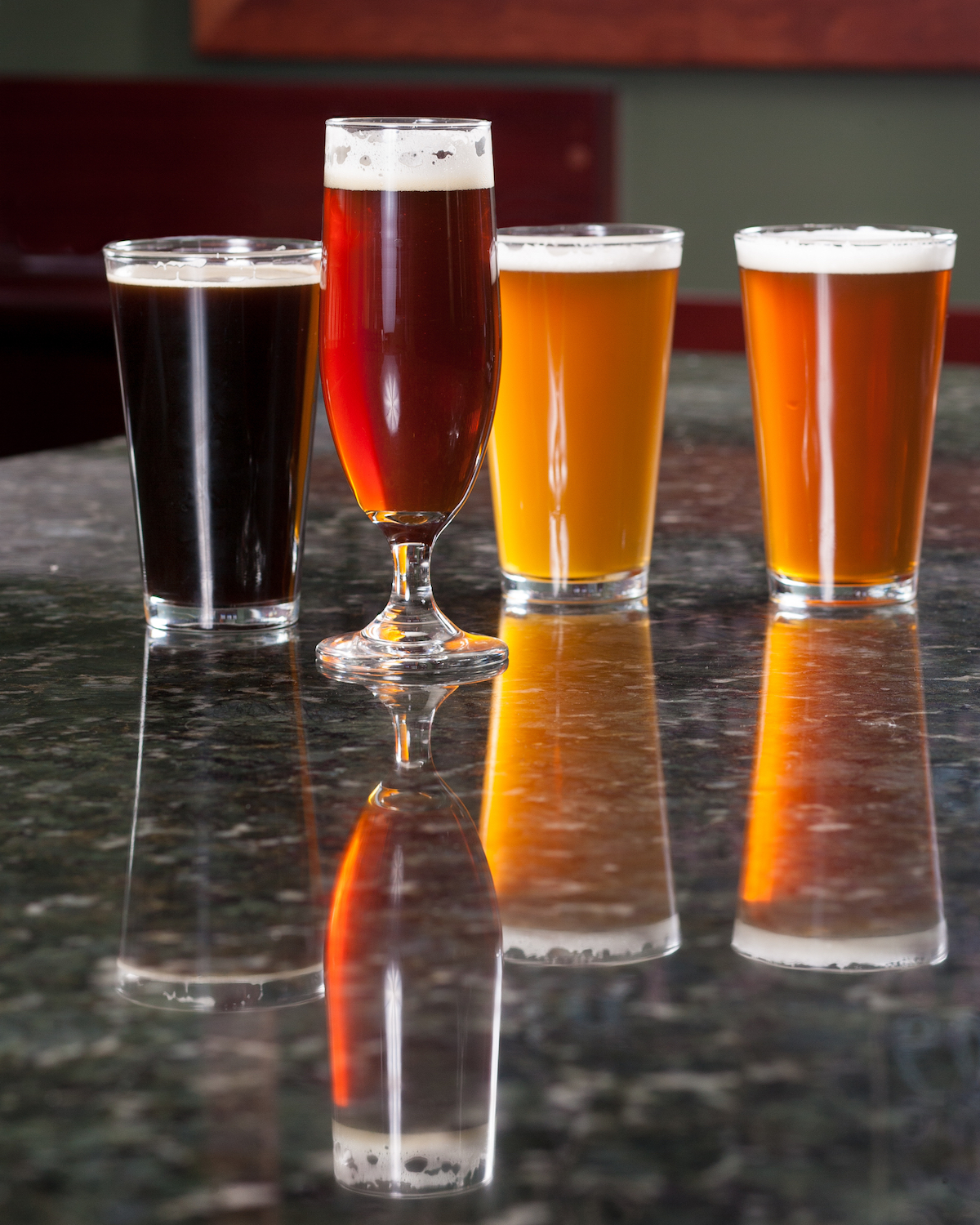 4 couleurs de bières