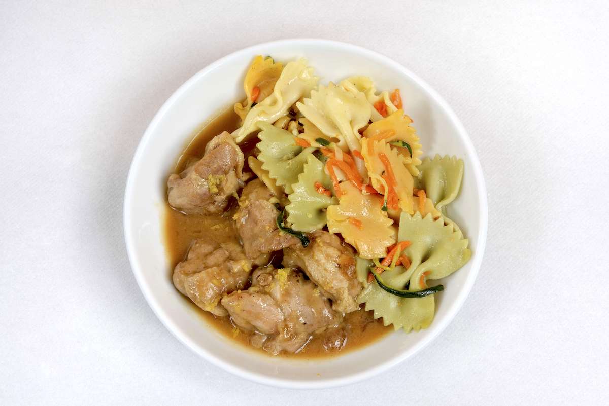 Poulet étuvé au miel de fleurs et citron