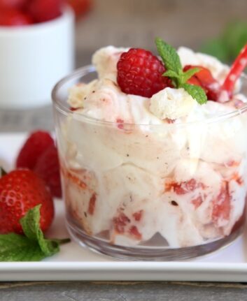 Eton Mess aux fraises et framboises