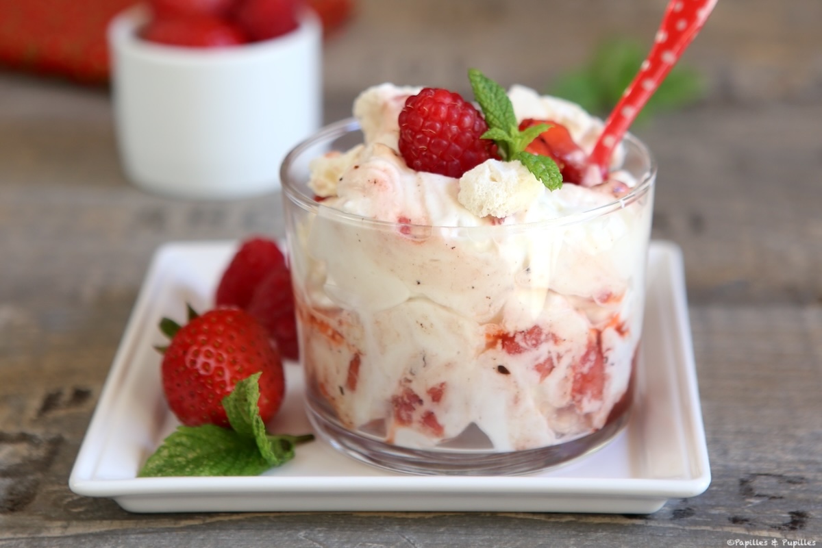 Eton Mess aux fraises et framboises