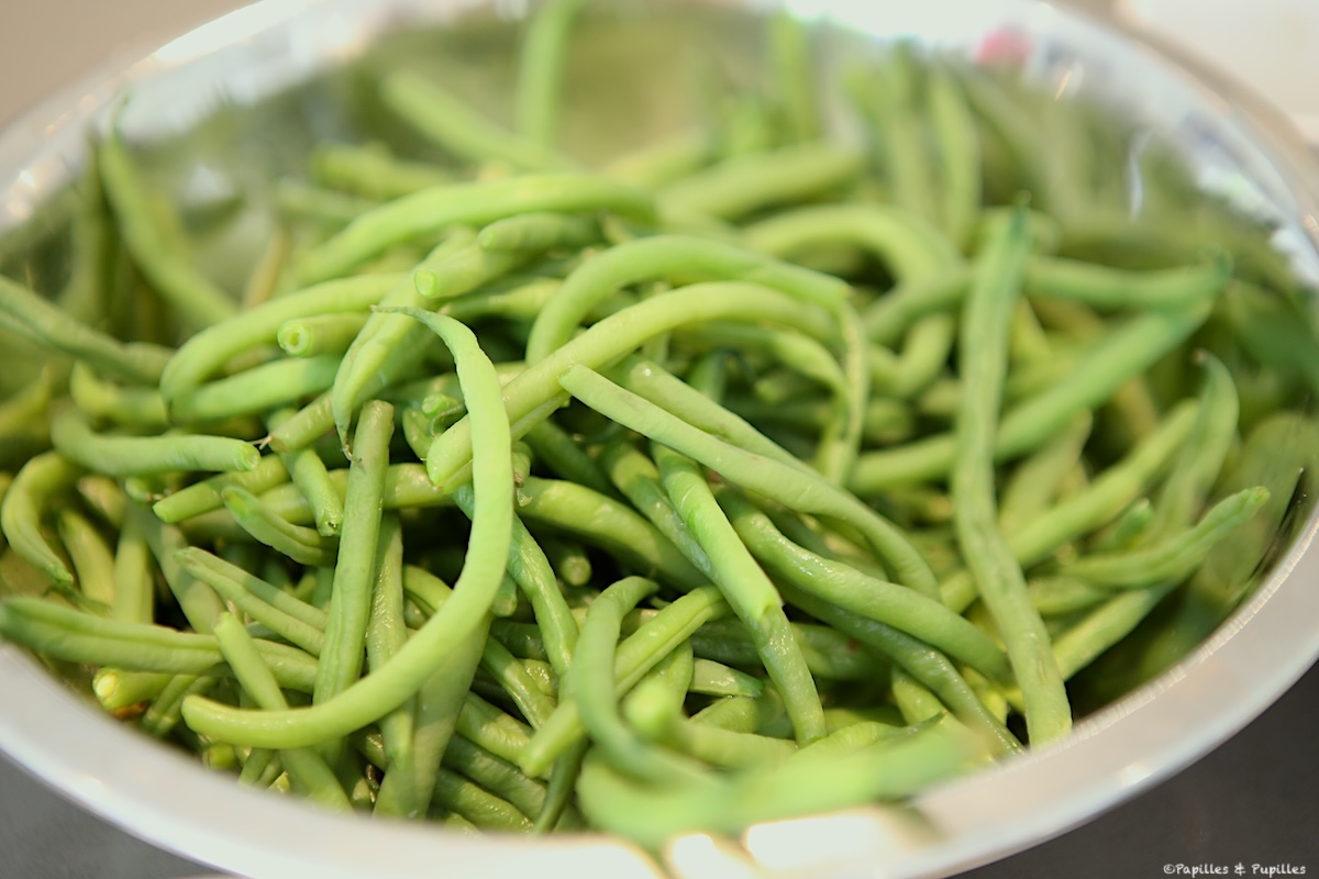 Haricots verts blanchis