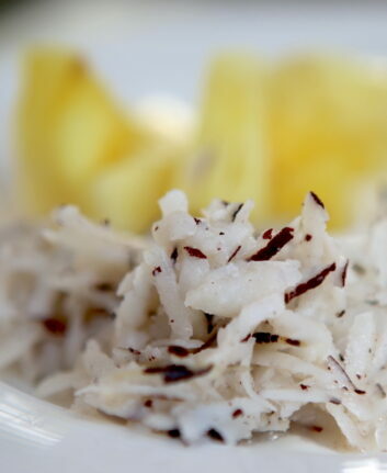 Noix de coco au sirop vanillé