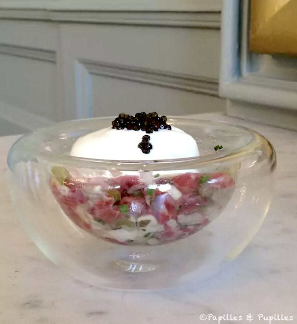 Tartare de bœuf au caviar - Dubern