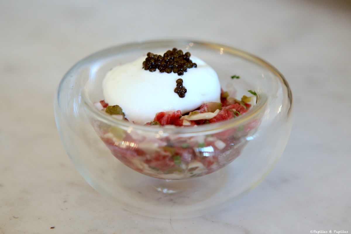 Tartare de boeuf au caviar