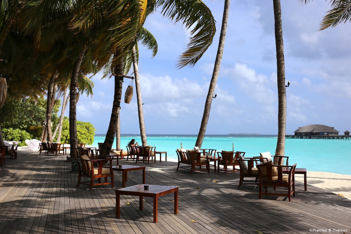 Terrasse et vue sur l'océan indien