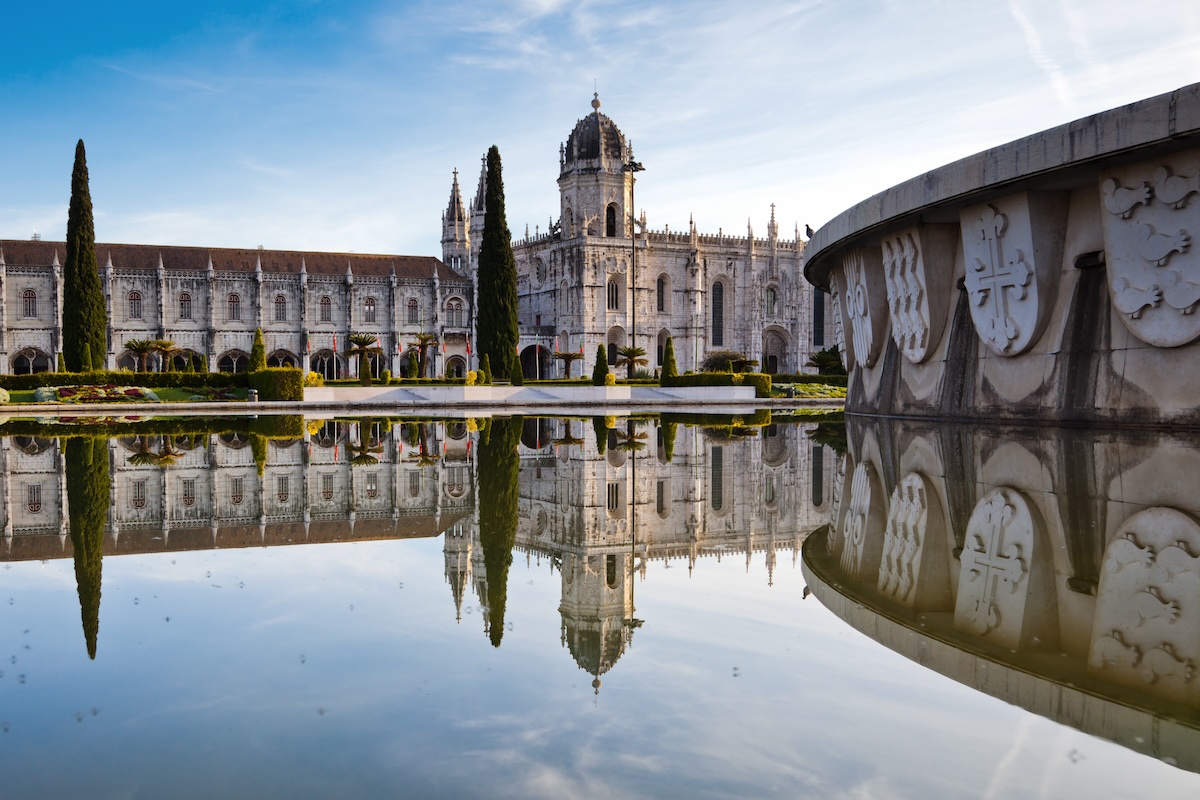 historical Monastery of Jeronimos in Lisbon, Portugal