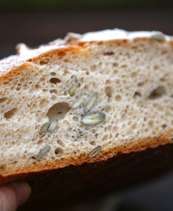 Pain à l'ancienne aux graines de courge
