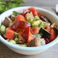 Salade façon panzanella