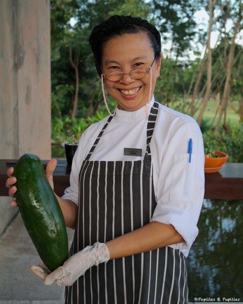 Chutipa avec la papaye