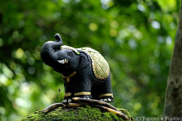 Statue D'éléphant - Parc national de Kao yai