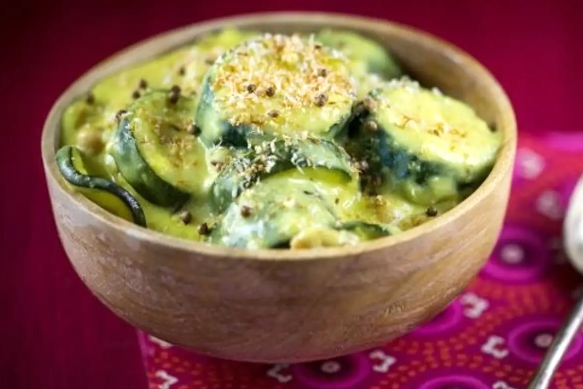 Curry de courgettes et pois chiches