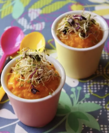 Mousse de carottes à l’orange et au cumin