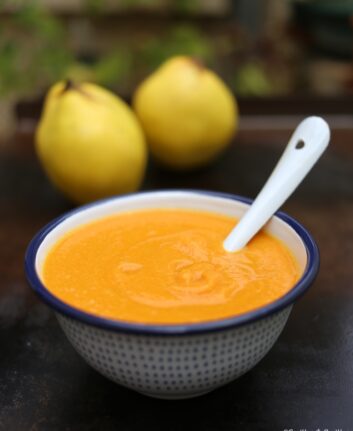 Soupe potiron et coings