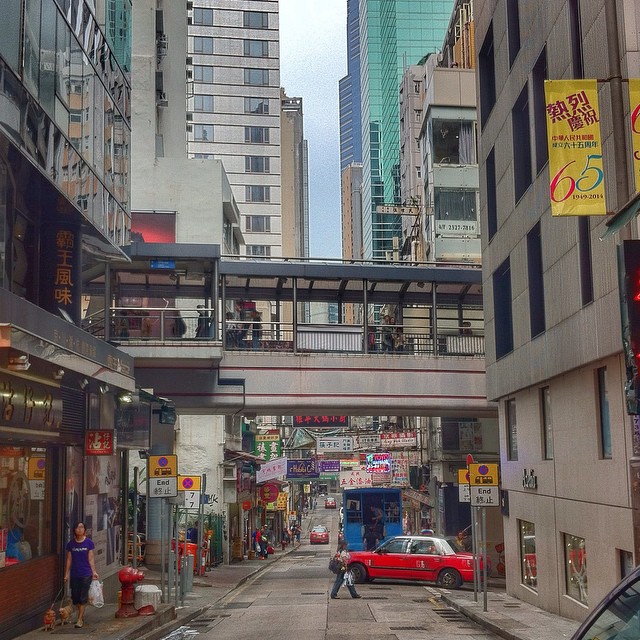 Les ruelles de Hong Kong