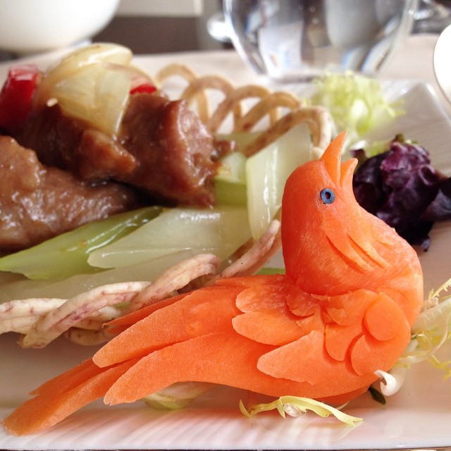 Carotte sculptée - mandarin oriental Macao