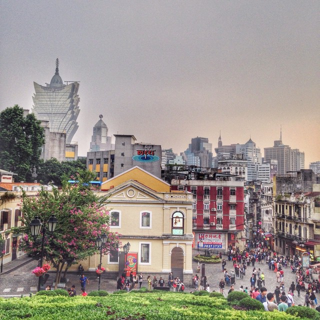 Vieux Macao depuis l'église Saint Paul