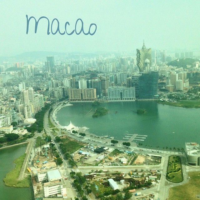 Vue depuis Macao Tower sur Macao et la Chine