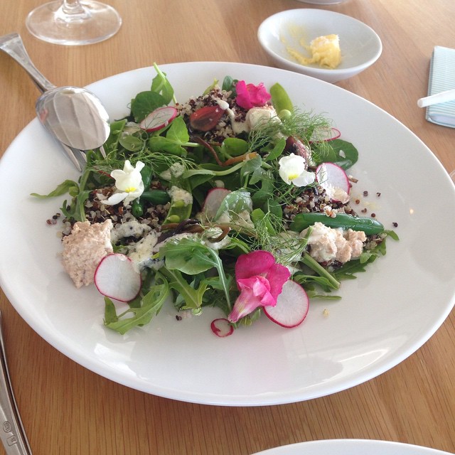 Délicieuse salade à Wharf Rd Restaurant