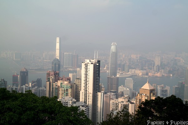 La baie de Hong Kong, vue du Peak