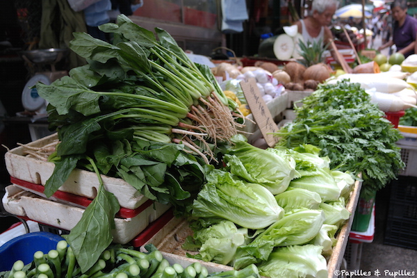Marché fruits et légumes Hong Kong