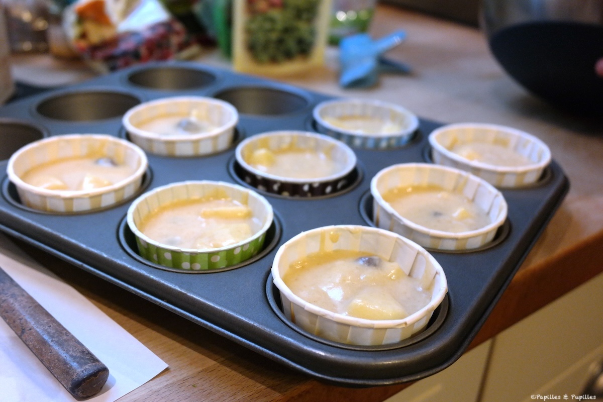 Remplissez les caissettes