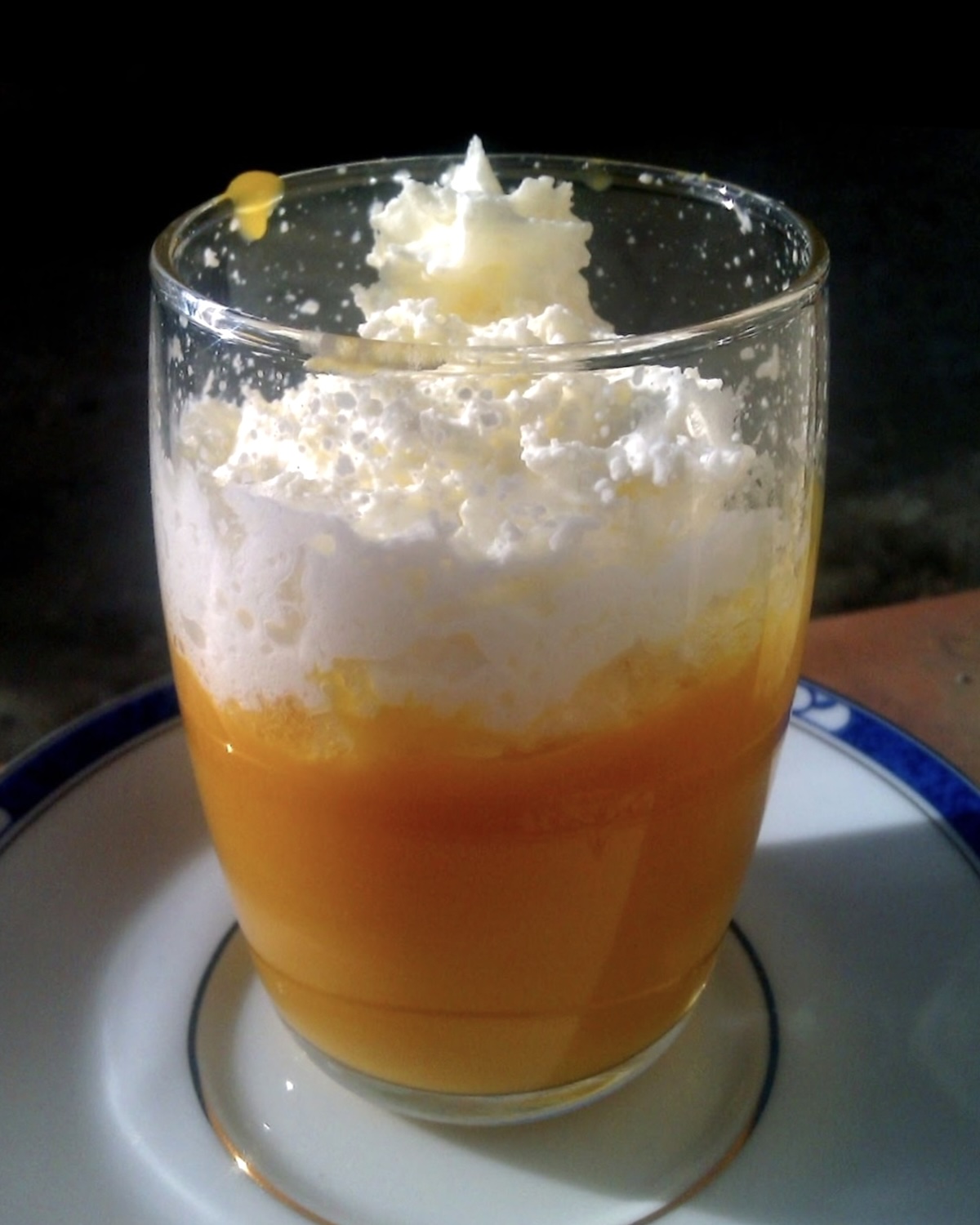 Velouté de butternut chantilly au gingembre