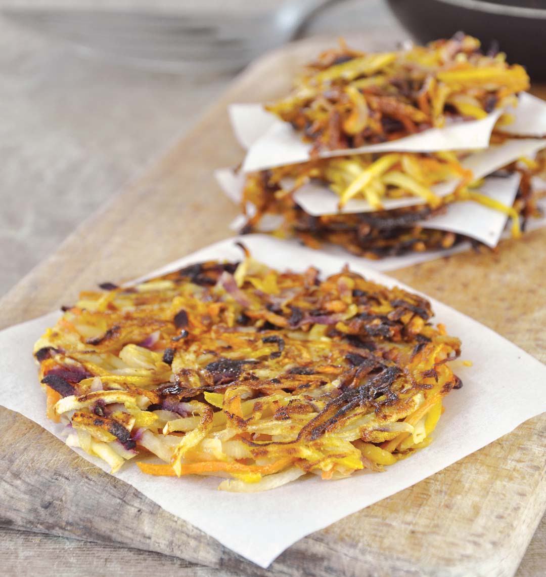 Galettes (röstis) de légumes oubliés @Philippe Dufour-Interfel