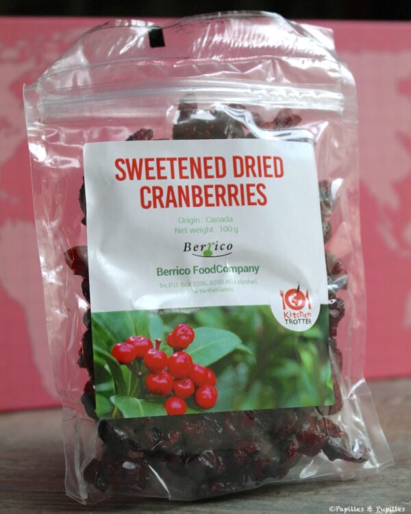 Cranberries séchées