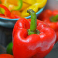 Poivrons rouge et jaune